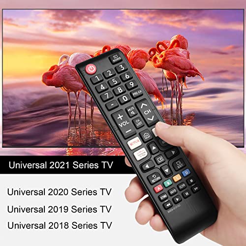 Universal for Samsung Smart TV Remote Control Replacement for All Samsung TV Series Remote with Quick Function Buttons for Netflix, Prime Video and Samsung TV Plus