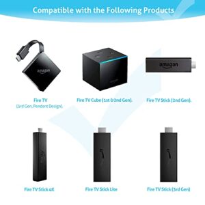 Replacement Voice Remote Control with Voice Function Fit for Fire TV Cube/Fire TV Stick 4K/Fire TV 3rd Gen/Fire TV Stick Lite（L5B83H）