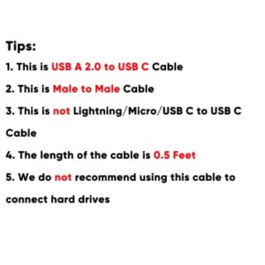 CableCreation 6 inch USB C Cable Short, Short USB to USB C Cable 3A Fast Charging Cable, Braided USB C Male to USB Male Cable for Power Bank, Galaxy S23, iPad Pro iPad Mini S22 S21 Z Flip, etc, Gray