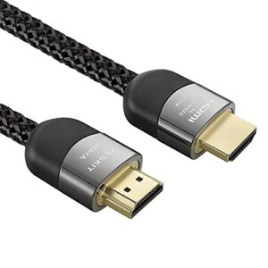 Zeskit Maya 8K 48Gbps Certified Ultra High Speed HDMI Cable 6.5ft, 4K120 8K60 144Hz eARC HDR HDCP 2.2 2.3 Compatible with Dolby Vision Apple TV 4K Roku Sony LG Samsung Xbox Series X RTX 3080 PS4 PS5