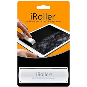 iRoller Premium Screen Cleaner, Reusable Liquid-Less, Non-Chemical Phone Cleaning Roller for iPhone, iPad, Laptop, MacBook, Computer Monitors, TV & Smartphones - No Wipes, Cloth or Spray Required