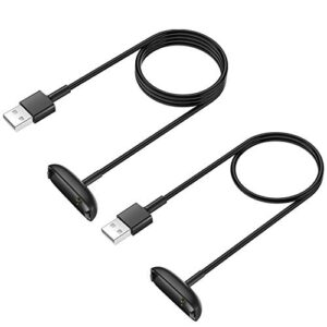 [2-pack] charger cable for fitbit inspire 2 (not for inspire 3/luxe/charge 5), for fitbit inspire 2 fitness tracker, replacement charging cable accessory for fitbit inspire 2 (3.3 ft/1.0 ft)