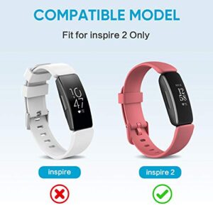 [2-Pack] Charger Cable for Fitbit Inspire 2 (NOT for Inspire 3/Luxe/Charge 5), for Fitbit Inspire 2 Fitness Tracker, Replacement Charging Cable Accessory for Fitbit Inspire 2 (3.3 ft/1.0 ft)