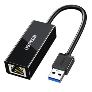 UGREEN USB to Ethernet Adapter for Laptop PC Gigabit USB 3.0 to 10 100 1000 Mbps Network Adapter USB A to RJ45 Wired LAN Adapter Compatible with Nintendo Switch MacBook Mac Mini Windows macOS Linux