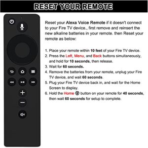 Replacement Voice Remote Control (2nd GEN) L5B83H with Power and Volume Control fit for Amazon 2nd Gen Fire TV Cube and Fire TV Stick,1st Gen Fire TV Cube, Fire TV Stick 4K, and 3rd Gen Amazon Fire TV