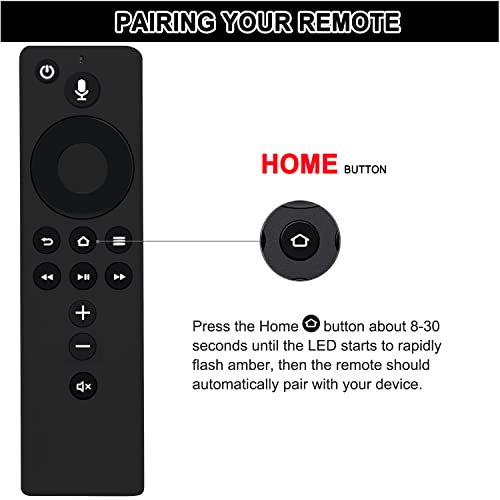 Replacement Voice Remote Control (2nd GEN) L5B83H with Power and Volume Control fit for Amazon 2nd Gen Fire TV Cube and Fire TV Stick,1st Gen Fire TV Cube, Fire TV Stick 4K, and 3rd Gen Amazon Fire TV