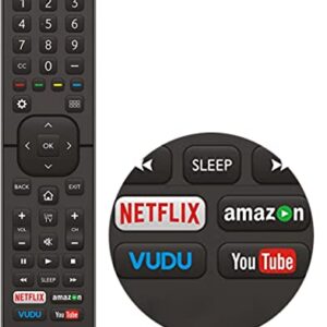 Universal for All Hisense-TV-Remote Compatible with All Hisense 4K LED HD UHD Smart TVs - No Setup Needed