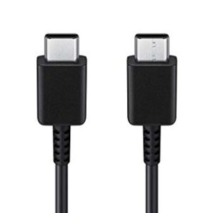 Samsung Galaxy USB-C Cable (USB-C to USB-C) - Black - US Version with Warranty, Laptop