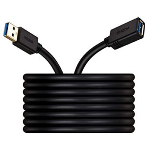 usb extension cable 20 ft – vczhs usb 3.0 extension cable usb male to female extension cable for usb flash drive, card reader, hard drive, keyboard,mouse,playstation, xbox, printer, webcam