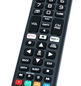 Universal Remote Control Replacement for LG Smart TVs All Models: AKB75095307 AKB74915305 AKB75375604 and More