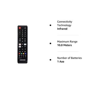 Samsung OEM Remote Control with Netflix Hotkey - Black (BN59-01315J)