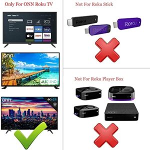 Replacement Remote Control for Onn Roku TV/TCL Roku TV/Element Roku TV/Hisense Roku TV Remote with Netflix Disney Plus HULU Sling【Only Works with Roku TV, Not for Roku Stick and Roku Box】