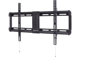 amazon basics low profile tv wall mount with horizontal post installation leveling for 32-inch to 86-inch tvs