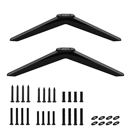 TV Legs for TCL Roku TV Stand Legs, for TCL TV Replacement Legs 32 40 43 49 50 55 Inch with TV Screws - 32S321 40S325 43S303 50S425 55S525