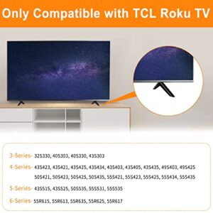 TV Legs for TCL Roku TV Stand Legs, for TCL TV Replacement Legs 32 40 43 49 50 55 Inch with TV Screws - 32S321 40S325 43S303 50S425 55S525