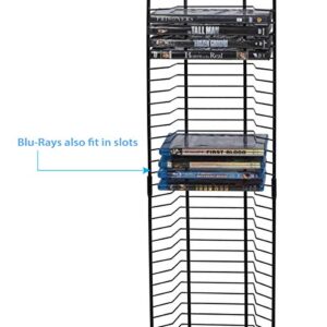 Atlantic 52-DVD/BLU Ray Disc Tower - PN 63712035 in Gunmetal