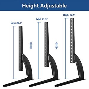 Rfiver Universal Table Top TV Stand Base TV Legs with Height Adjustment fits Most 32-55 Inch LCD LED Flat Screen TVs, Max VESA 800x400 mm, Mount Holds up to 88 lbs, Black