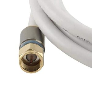 Commercial Electric 6 ft. RG-6 Coaxial Cable - White