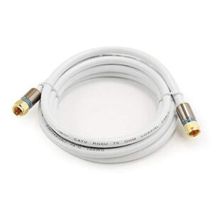 commercial electric 6 ft. rg-6 coaxial cable – white