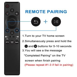 BN59-01312A Smart TV Voice Replacement Remote Applicable for Samsung QN82Q70RAFXZA QN82Q70R QN49LS03RAFXZA QN49LS03R QN75Q70RAFXZA QN75Q70R QN55Q60RAFXZA QN55Q60R QN65Q70RAFXZA QN65Q70R QN55Q70RAFXZA