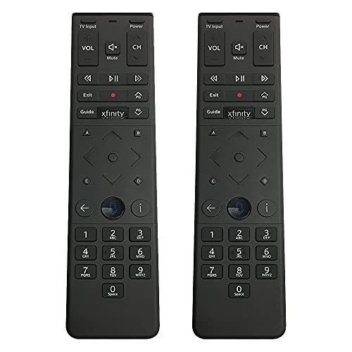 (2 Pack) Xfinity Comcast XR15 Voice Control Remote for X1 Xi6 Xi5 XG2 (Backlight)