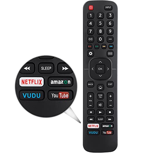 Marvour for Hisense-TV-Remote Compatible with All Hisense 4K LED HD UHD Smart TVs