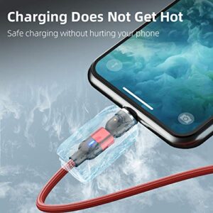 Bojianxin 540° Rotation Magnetic Charging Cable（7-Pack, 1.6ft/3.3ft/3.3ft/6.6ft/6.6ft/10ft/10ft） Magnetic USB Cable, 3 in 1 Magnetic Phone Charger Compatible with Micro USB, Type C etc