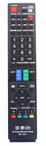 sharp gb004wjsa universal remote control for all sharp brand tv, smart tv – 1 year warranty