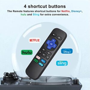 Remote Control Replacement for Roku 1. Roku 2(XD.HD.XS). Roku 3. Roku 4 and Roku Express. [NOT for Any Roku Stick or Roku TV]