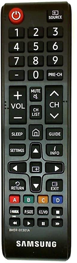 Samsung BN59-01301A LED TV Remote Control for N5300, NU6900, NU7100, NU7300 (2018 Models)