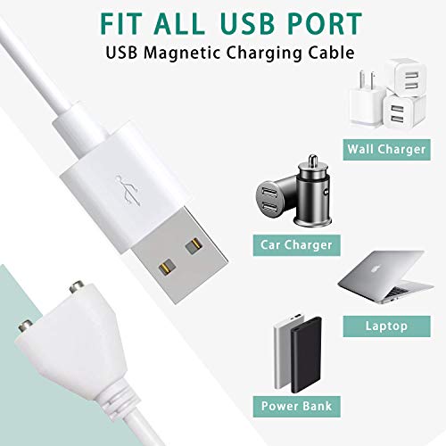 Bicmice Magnetic USB DC Charger Cable Replacement Charging Cord-(6mm/0.24in)