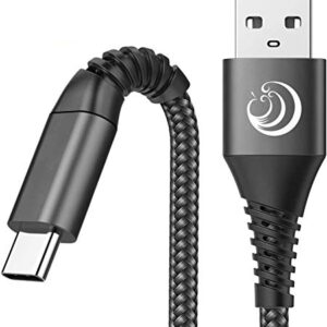 USB C Cable 3A Fast USB Type C Cable【2 Pack 6FT】Phone Charger Cord Fast Charging Cable for Samsung Galaxy S9/S8/A50/A51/A71/A20/A21/A20e/A10e/A11/S20,Note 20/9/8,LG Stylo 4/5 K51,LG V30/G6/G5,Moto Z.