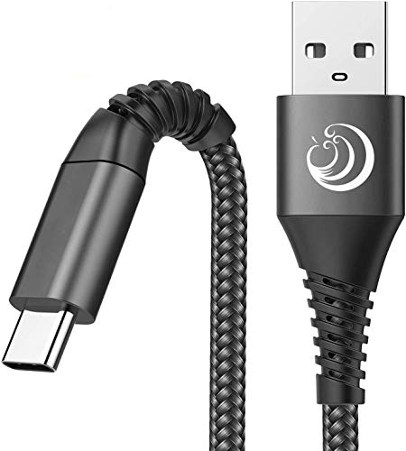 USB C Cable 3A Fast USB Type C Cable【2 Pack 6FT】Phone Charger Cord Fast Charging Cable for Samsung Galaxy S9/S8/A50/A51/A71/A20/A21/A20e/A10e/A11/S20,Note 20/9/8,LG Stylo 4/5 K51,LG V30/G6/G5,Moto Z.