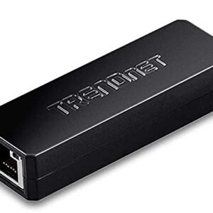 TRENDnet USB 2.0 to 10/100 Fast Ethernet LAN Wired Network Adapter for MacBook, TU2-ET100, ChromeBook, Windows 8.1 and Earlier, Linux, and Specific Android Tablets, ASIX AX88772A Chipset