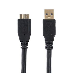 Monoprice Select Series USB 3.0 A to Micro B Cable, 1.5' (113752) Black