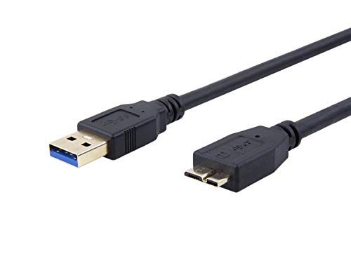 Monoprice Select Series USB 3.0 A to Micro B Cable, 1.5' (113752) Black