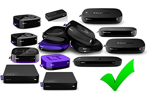 Original Amaz247 Roku Remote for Roku Player (Any Box of Roku Device) (Roku 1/2/3/4, HD/LT/XS/XD), Express/Premiere/Ultra; NOT for Roku TV or Roku Stick