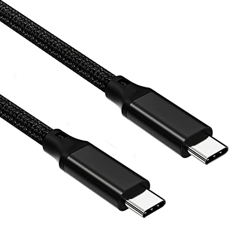 USB C to USB C Cable, 3.2 Gen 2 USB-C Cable 10ft - 4K UHD 20Gbps USB C Cable 100W PD Fast Charging Cable for Thunderbolt 3, Oculus Quest, MacBook Pro, iPad Pro, Galaxy S20, Nylon Braided, Black.