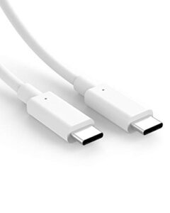 100w 6.6ft usb-c charging cable for macbook pro, mac air (2023-2018), laptop, type c cord for ipad pro/air, google, samsung phone, usb-if certified