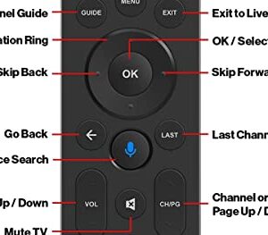 Verizon FiOS TV One Voice Remote Control 2019 - MG3-R32140B VRC4100 BLE - All in One Smart Voice Remotes + 2 AA Batteries Included