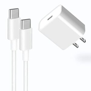 ipad pro charger cable cord [apple mfi certified],20w android charger, type c fast charging charger for ipad pro 12.9 5/4/3 (2021/2020/2018), ipad pro 11, ipad air 5/4, ipad mini 6, pixel, samsung, lg