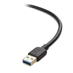 Cable Matters Long USB to USB Extension Cable 10 ft (USB 3.0 Extension Cable/USB Extender) in Black for Webcam, VR Headset, Printer, Hard Drive and More - 10 Feet