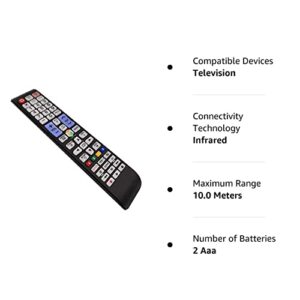 Universal Remote Control for Samsung TV Remote Control fits for All Samsung LED HDTV Smart TV with Netflix Amazon Button and Samsung Backlit Remote - No Setup Needed