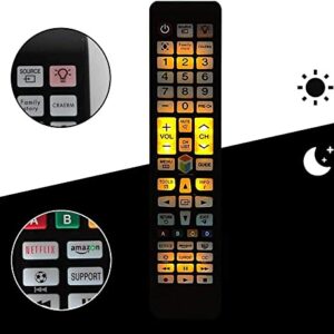 Universal Remote Control for Samsung TV Remote Control fits for All Samsung LED HDTV Smart TV with Netflix Amazon Button and Samsung Backlit Remote - No Setup Needed