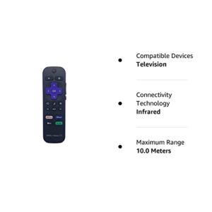 Original Roku TV Remote Control Full Function for Hisense TCL Philips Sharp ONN Sanyo JVC Hitachi Insignia Element RCA Magnavox Westinghouse LG