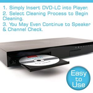 Maxell 190059 DVD Only Lens Cleaner, with Equipment Set Up and Enhancement Features, Packaging May Vary