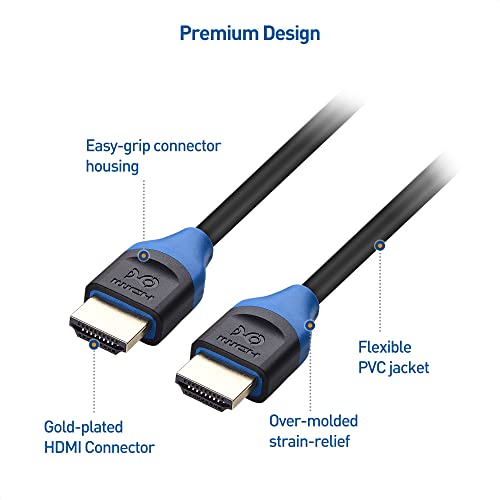 Cable Matters [Ultra High Speed HDMI Certified] 3-Pack 48Gbps 8K HDMI Cable 6.6 ft / 2m with 8K@60Hz, 4K@240Hz and HDR Support for PS5, Xbox Series X/S, RTX3080/3090, RX 6800/6900, Apple TV, and More