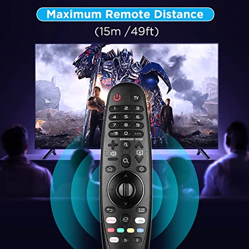Universal Remote Control for LG Smart TV Magic Remote Compatible with All Models of LG TVs (NO Voice Function No Pointer Function)