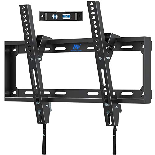 Mounting Dream Tilting TV Mounts for Most 26-55 Inch LED, LCD TVs up to VESA 400 x 400mm and 88 LBS Loading Capacity, TV Wall Mount with Unique Strap Design for Easily Lock and Release MD2268-MK