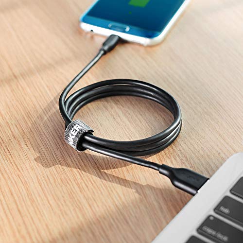 Anker [3-Pack Powerline Micro USB Cable (3ft), Charging Cable for Micro Port E-Readers and More Micro USB Devices(Black)